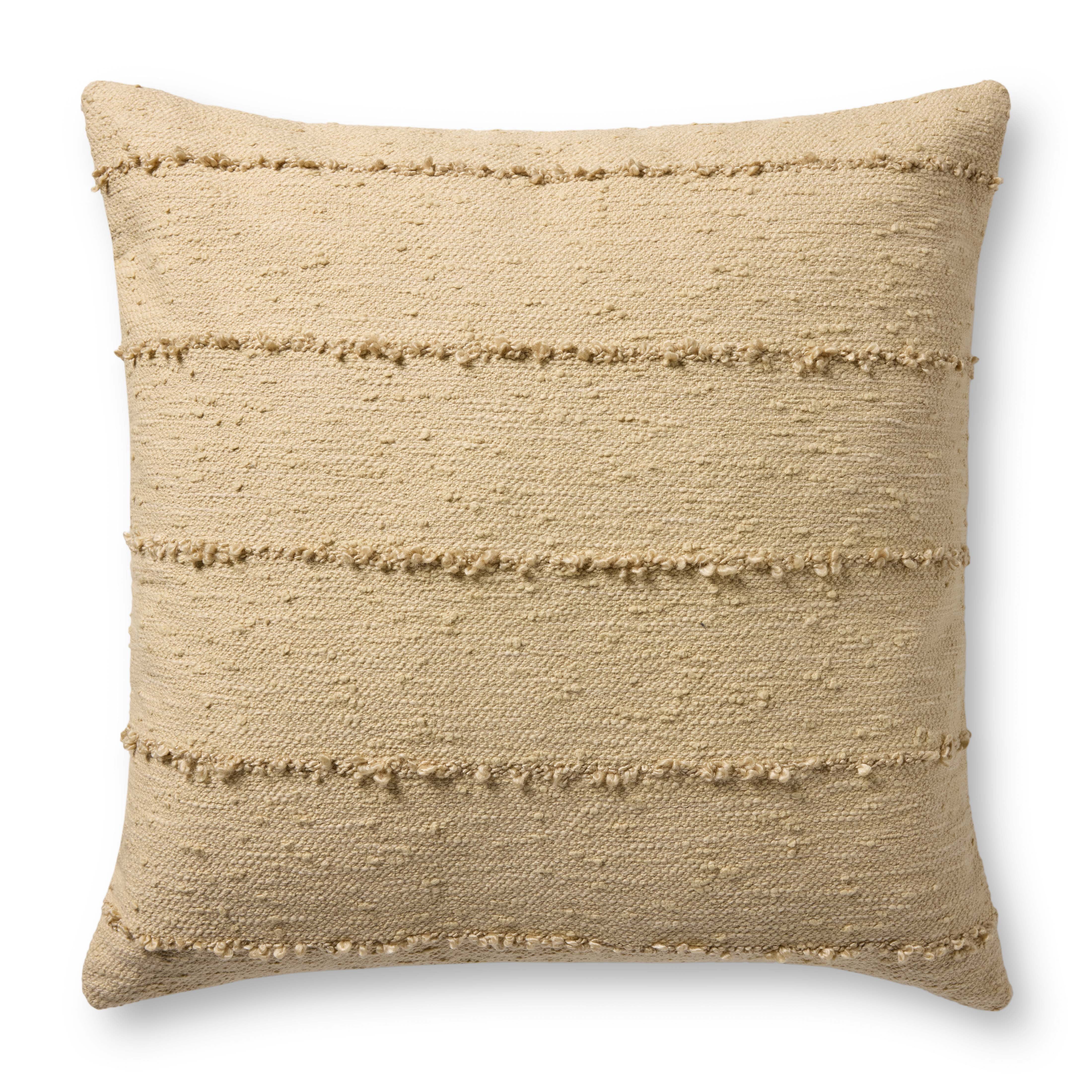 Loloi PLL0191 Natural 26'' x 26'' Decorative Pillow