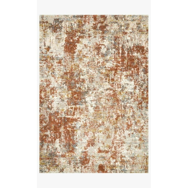 Alexander Home MidCentury Modern Abstract Area Rug Rust 12' x 15' 12