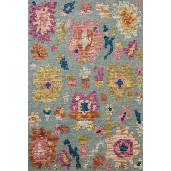 Loloi Tilly Spa / Multi 5'-0" x 7'-6" Area Rug