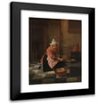 thumbnail image 1 of Alexander Hugo Bakker Korff 19x24 Black Modern Framed Museum Art Print Titled - The Waffle Maker (C. 1850 - C. 1882), 1 of 5