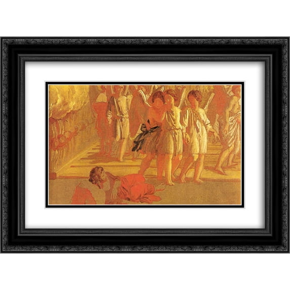 Alexander Ivanov 2x Matted 24x18 Black Ornate Framed Art Print 'Dream of Jacob'