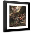 thumbnail image 1 of Alexander Jakesch 19x24 Black Modern Framed Museum Art Print Titled - The Discovery of Hot Springs by Charles Iv, 1 of 5