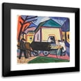 thumbnail image 1 of Alexander Konstantinovich Bogomazov 13x12 Black Modern Framed Museum Art Print Titled - Cart, 1 of 5