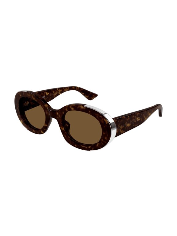 AM0445S 002 51mm Oval Sunglasses Women's