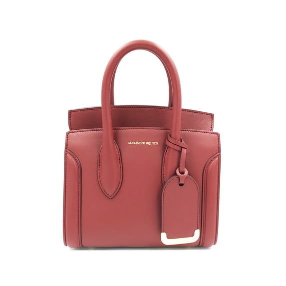 Alexander McQueen Heroine 21 Dark Red Italian Satchel Ladies Bag 47987DX50M