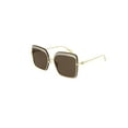thumbnail image 1 of Alexander McQueen Iconic AM0222SK Col 002 Sunglasses, 1 of 5