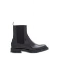 thumbnail image 1 of Alexander Mcqueen Black Leather Chelsea Boots Black (Men's), 1 of 4