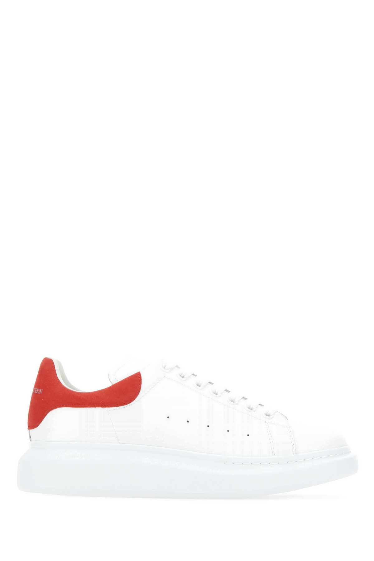 Alexander McQueen low-top leather sneakers - White