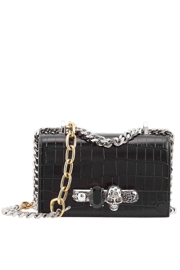 Mini Jeweled Chain Linked Shoulder Bag