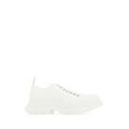 thumbnail image 1 of Alexander Mcqueen White Canvas Tread Slick Sneakers White (Women's), 1 of 2