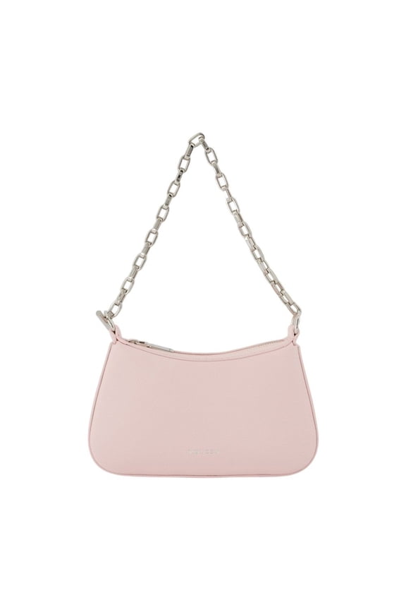 Women's T Bar Mini Handbag - Leather - Pink Pink