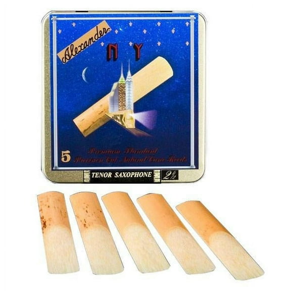 Alexander "NY" Alto Saxophone Reeds Box of 5 (3.5)