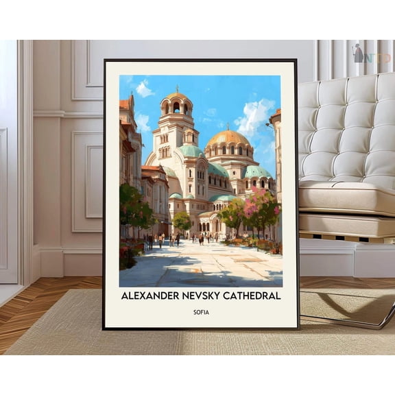 Alexander Nevsky Cathedral Poster Unframed Paper Print