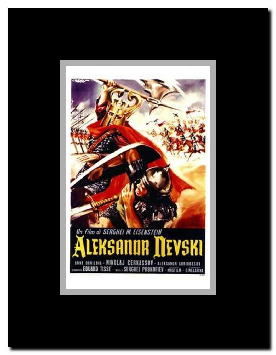 Alexander Nevsky Framed Movie Poster