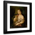 thumbnail image 1 of Alexander Nyulassy 12x14 Black Modern Framed Museum Art Print Titled - Young Woman with a Bouquet (1874), 1 of 5