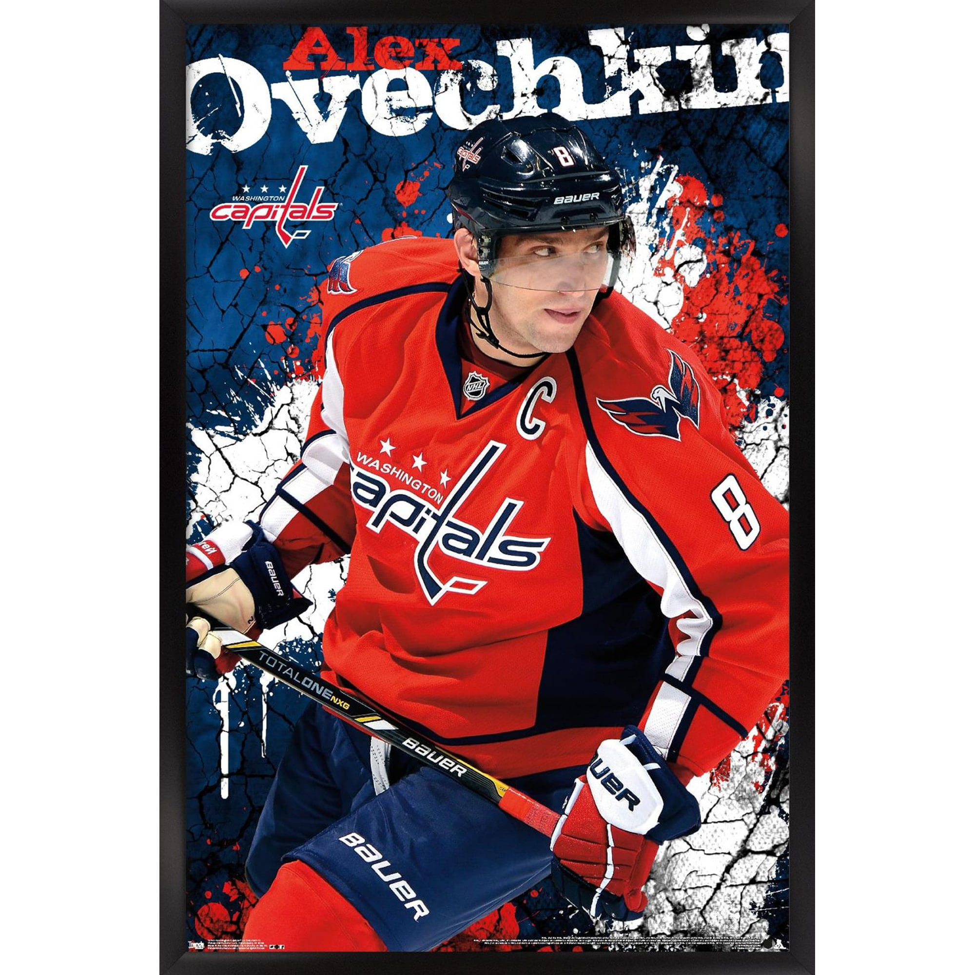 Alexander Ovechkin Washington Capitals 35.75'' x 24.25'' Framed Player Poster