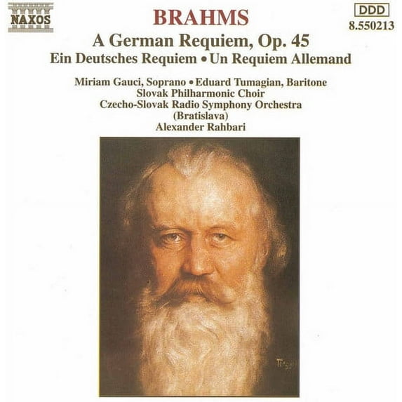 Alexander Rahbari - German Requiem - Music & Performance - CD