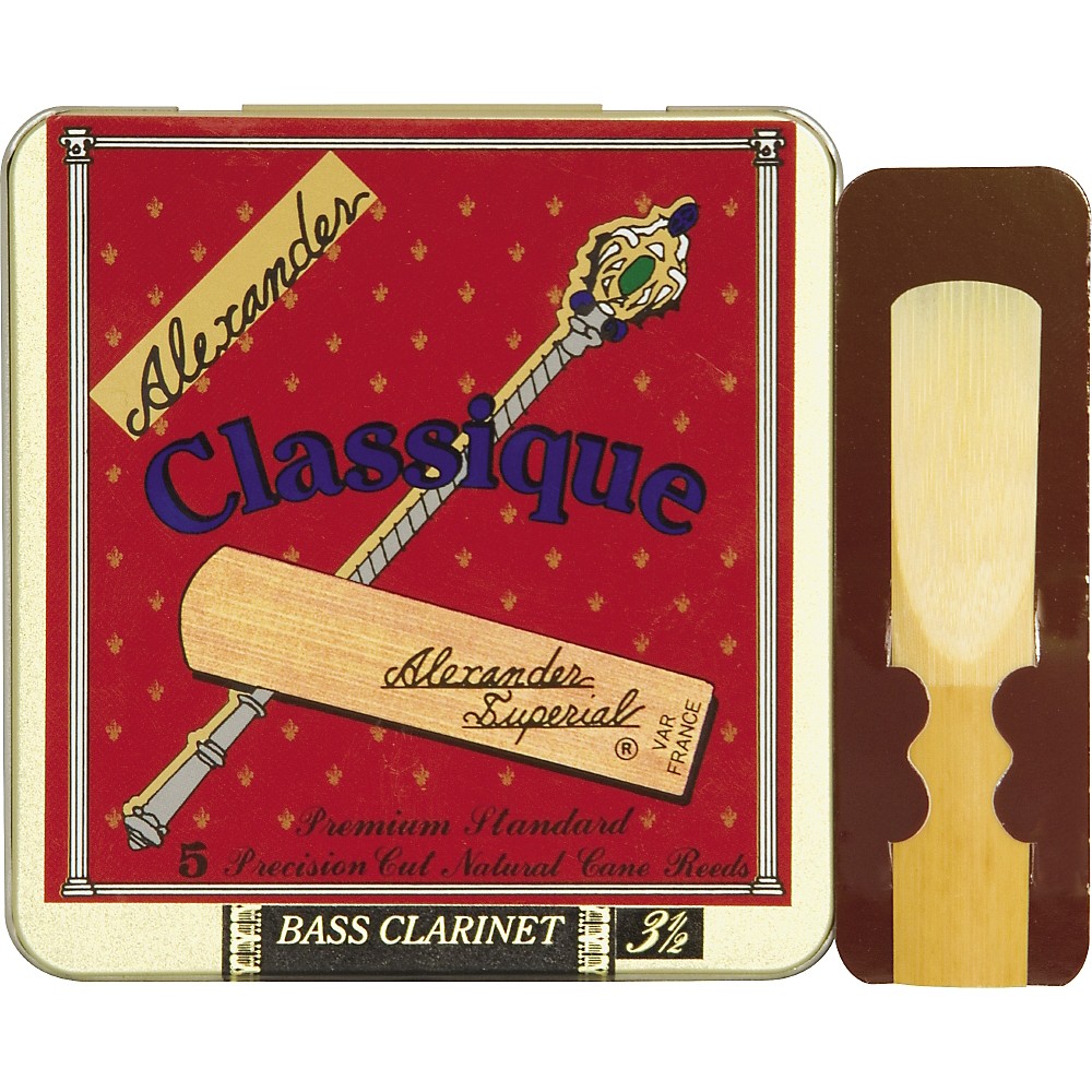 Alexander Reeds Classique Bass Clarinet Reeds Strength 3