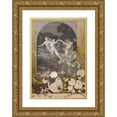 thumbnail image 1 of Alexander Rothaug 13x18 Gold Ornate Wood Frame and Double Matted Museum Art Print Titled - Demigen - Dance, Music, Love (Around 1895), 1 of 4