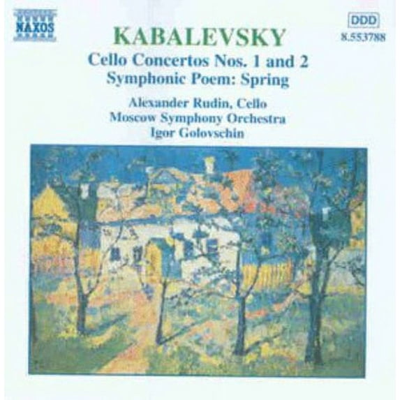 Alexander Rudin - Cello Concertos & Spring - Music & Performance - CD