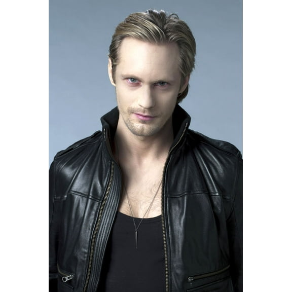 Alexander Skarsgard Eric True Blood Poster Leather Jacket 27inx40in 27x40 Square Adults Poster Time