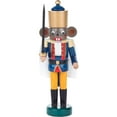 thumbnail image 1 of Alexander Taron 071-187 Dregeno Mini Nutcracker - Mouse King - 5.5" H x 1.75" W x 1.25" D, Brown, 1 of 2