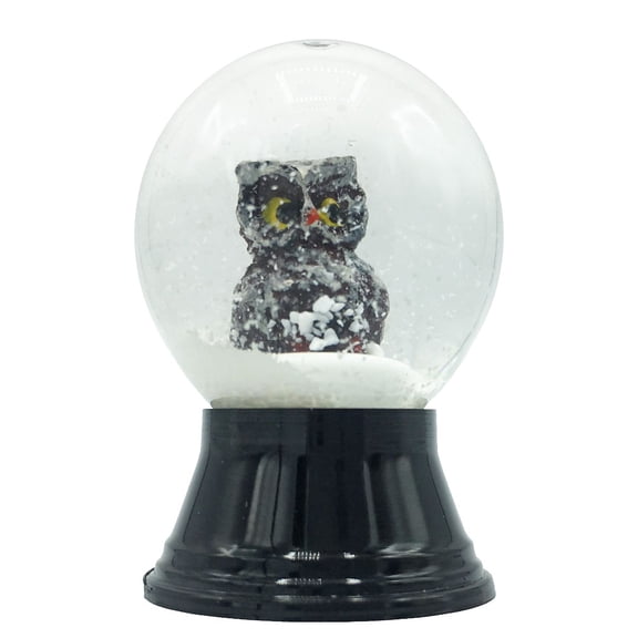 Alexander Taron 1.5" Perzy Mini Owl Christmas Snow Globe