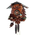 thumbnail image 1 of 10.5" Engstler Cutting Wood Weight-Driven Cuckoo Wall Clock, 1 of 2