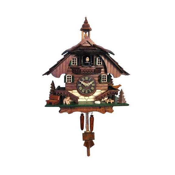 Alexander Taron 10.5" Engstler Musical Black Forest Cuckoo Wall Clock