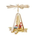 thumbnail image 1 of Alexander Taron 10.5" Richard Glaesser Santa and Toys Christmas Pyramid Candle Holder, 1 of 1