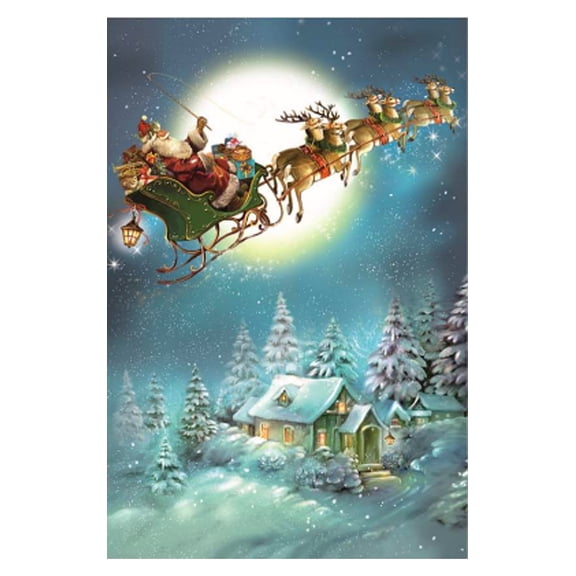 ADVENT-SANTA IN SLEIGH EA