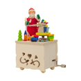 thumbnail image 1 of 4.75" Graupner Santa with Toys Christmas Hand Crank Music Box, 1 of 2