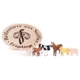 thumbnail image 1 of Alexander Taron 3.5" Dregeno Wooden Farm Animals Chip Box, 1 of 2