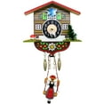 thumbnail image 1 of Alexander Taron 4.25" Engstler Battery-Operated Wooden Mini Cuckoo Wall Clock, 1 of 1