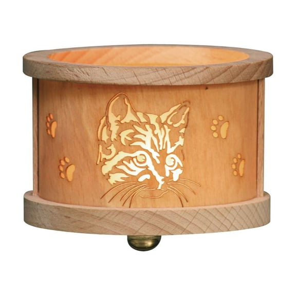 3" Richard Glaesser Cats Tea Light Luminary