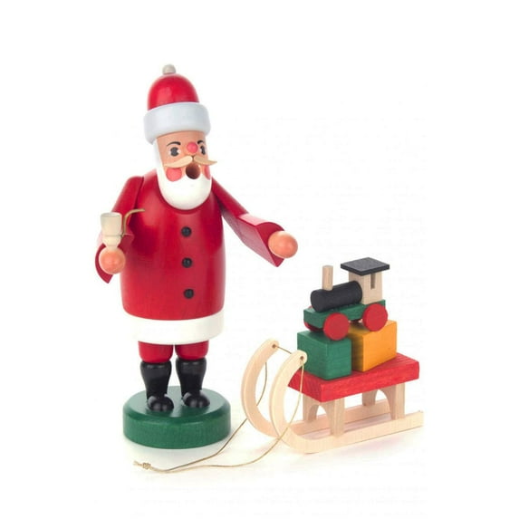 Alexander Taron 5.5" Dregeno Santa Claus Christmas Incense Burner with Sled