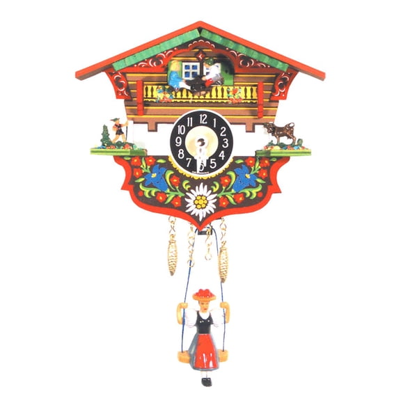 Alexander Taron 5.75" Engstler Battery-Operated Mini Cuckoo Wall Clock