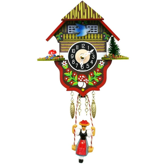 Alexander Taron 5" Engstler Battery-Operated Mini Cuckoo Wall Clock