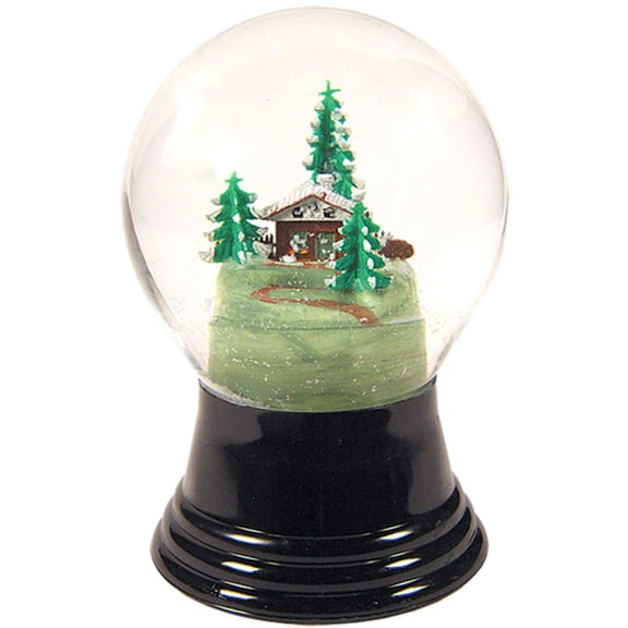 Alexander Taron 5" Perzy Medium Chalet with Tree Christmas Snow Globe