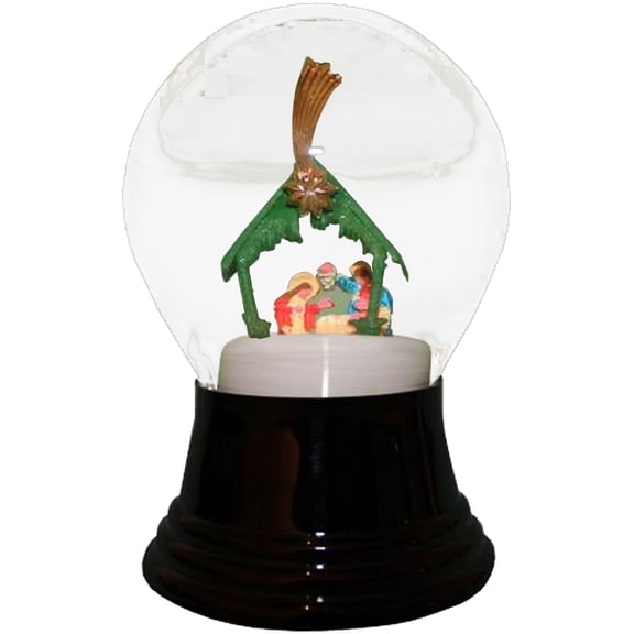 Alexander Taron 5" Perzy Medium Nativity Scene Christmas Snow Globe