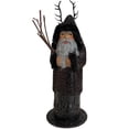 thumbnail image 1 of Alexander Taron 7” Paper Mache Krampus with Black Glitter Halloween Figurine, 1 of 1