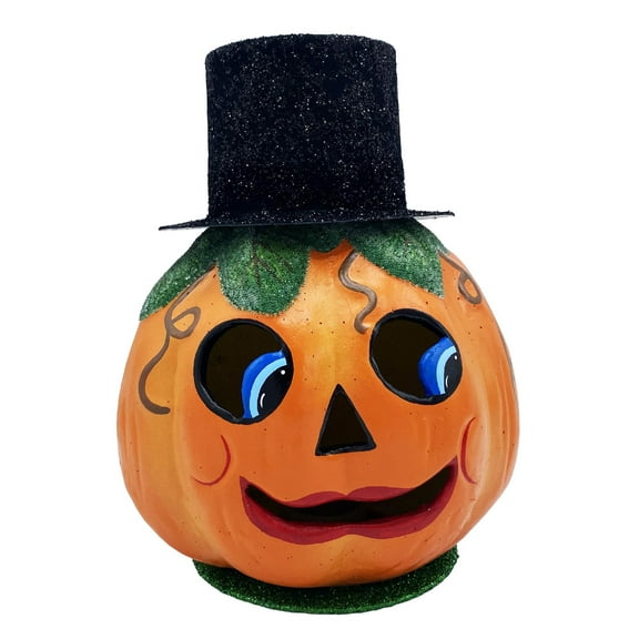 Alexander Taron 9 Schaller Jack-O-Lantern Paper Mache Halloween Candy Container