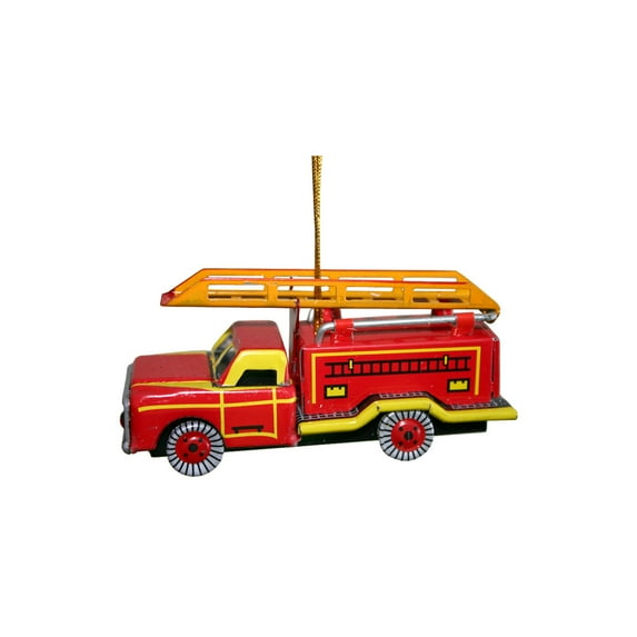 SHAN AT3 Collectible Tin Ornament - Fire Truck