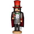thumbnail image 1 of Alexander Taron 16" Free Standing Christian Ulbricht Handcrafted Wooden Drosselmeyer Nutcracker, 1 of 1