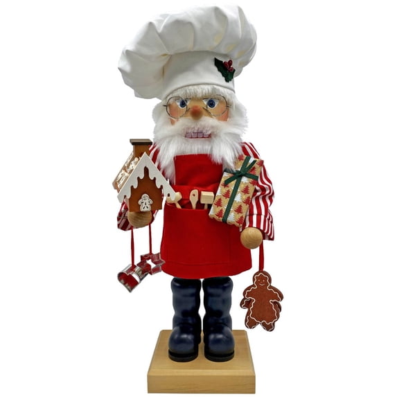 Alexander Taron 19" Brown and Red Christian Ulbricht Gingerbread Baker Nutcracker Decoration