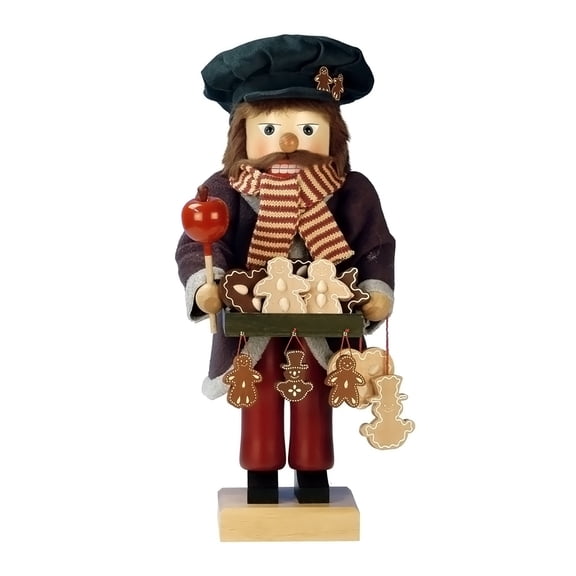 18" Vibrant Christian Ulbricht Nutcracker Limited Edition Gingerbread Vendor Figure