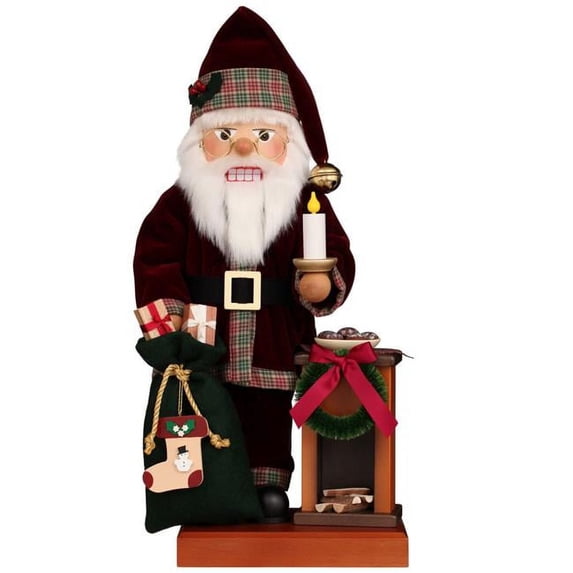 Alexander Taron Christian Ulbricht Nutcracker - Santa With Fireplace