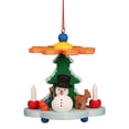 thumbnail image 1 of Alexander Taron 3" Warm and Vibrant Pyramid With Santa Collectible Christian Ulbricht Ornament, 1 of 1