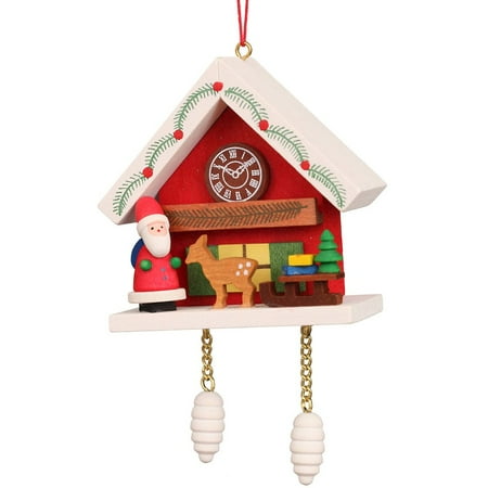 CHRISTIAN ULBRICHT Ornament - Santa with Red Cuckoo