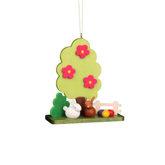 Alexander Taron 3.25” Christian Ulbricht Rabbit Couple at Tree Easter Ornament